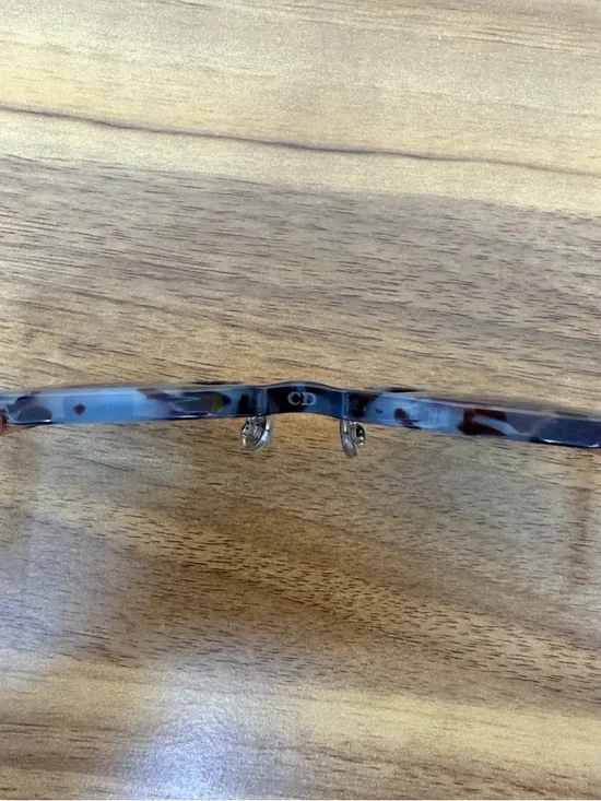 Christian Dior Umbrage Blue Havana Tortoise Acetate Grey Violet Mirror Sunglasse - Picture 13 of 13